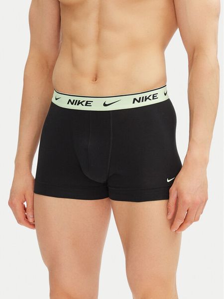 Nike Komplet bokserek 0000KE100 Czarny. Czarne bokserki męskie Nike, bez wzorów, z bawełny. Za 169.99 zł.
