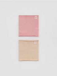 Gładki komin z wiskozą 2 pack - wielobarwny. Szaliki dziecięce Reserved, z dzianiny, bez ramiączek. Za 29.99 zł.