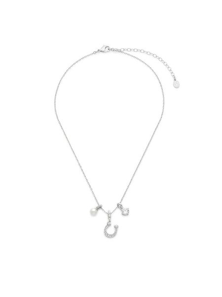 Swarovski Naszyjnik Symbolica 5736247 Srebrny. Szare naszyjniki damskie Swarovski, metalowe. Za 627.99 zł.