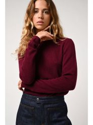 AUTHENTIC CASHMERE Kaszmirowy sweter "Criou" w kolorze bordowym rozmiar: XL. Czerwone swetry klasyczne damskie AUTHENTIC CASHMERE, xl, z kaszmiru, bez kołnierzyka. Za 206.42 zł.