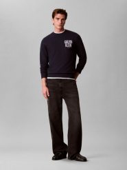 Calvin Klein Jeans Bluza Mężczyźni Bawełna niebieski, XL. Niebieskie bluzy bez kaptura męskie Calvin Klein Jeans, m, z bawełny. Za 369.95 zł.
