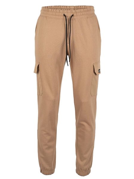 Roadsign Spodnie dresowe w kolorze jasnobrązowym rozmiar: XXL. Brązowe spodnie dresowe męskie Roadsign, bez wzorów, z dresówki. Za 65.38 zł.