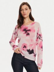 Tatuum Sweter Solo T2416.090B Różowy Regular Fit. Czerwone swetry klasyczne damskie Tatuum, l, z syntetyku, bez kołnierzyka. Za 219.99 zł.