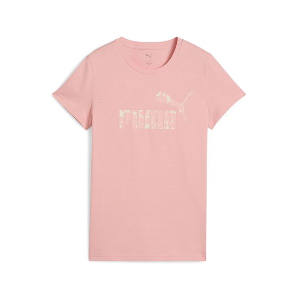 Damska koszulka ESS NATURE 2.0 PUMA Pink Fruit. Czerwone bluzki damskie Puma, s, bez wzorów, z bawełny, bez kołnierzyka. Za 111.15 zł.