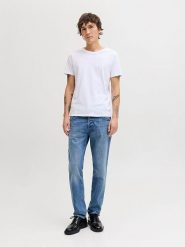 Jack & Jones Dżinsy "Mike" - Slim fit - w kolorze niebieskim rozmiar: W34/L32. Niebieskie jeansy męskie Jack & Jones. Za 130.99 zł.