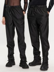 Rains Spodnie przeciwdeszczowe Rain Pants Slim W3 18580 Czarny Slim Fit. Czarne spodnie sportowe damskie Rains, xl, z syntetyku, żeglarskie. Za 309.99 zł.
