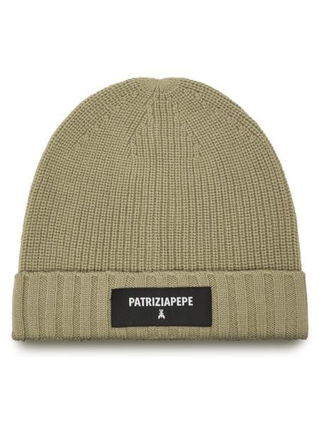 Patrizia Pepe Czapka 2F0111/K9O3A-B848 Szary. Szare czapki zimowe damskie Patrizia Pepe, z wełny. Za 399.99 zł.