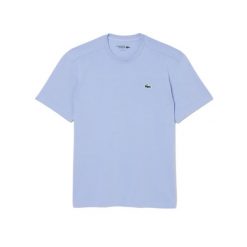 Koszulka Lacoste Ultra Dry. Fioletowe t-shirty sportowe męskie Lacoste, xl, ze skóry, bez ramiączek, na fitness i siłownię. Za 282.50 zł.