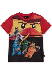 Koszulka Dziecięca Bio Bawełna LEGO Ninjago Tano 627 Czerwona. Czerwone koszulki dziewczęce LEGO, bez wzorów, z bawełny, bez ramiączek. Za 59.99 zł.