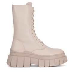 Trapery DeeZee. Brązowe trapery damskie DeeZee, bez obcasa. Za 229.99 zł.