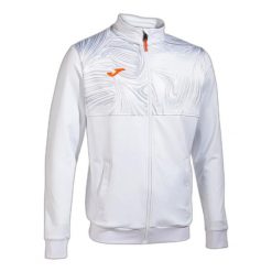 Kurtka z dresu Joma Challenge. Białe kurtki męskie Joma, m, z aplikacjami, z dresówki, sportowe, bez kaptura. Za 298.00 zł.