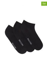 Puccini Skarpety (3 pary) w kolorze czarnym rozmiar: 43-45. Czarne skarpetki męskie Puccini, bez wzorów. Za 21.99 zł.