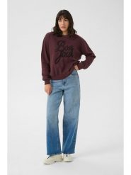 Kaffe Bluza w kolorze brązowym rozmiar: XL. Brązowe bluzy bez kaptura damskie Kaffe, xl. Za 154.07 zł.