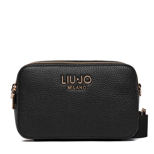 Torebka Liu Jo. Czarne listonoszki damskie Liu Jo, bez wzorów, bez dodatków. Za 429.99 zł.