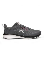 Leone Fast Męskie buty sportowe. Szare buty sportowe na co dzień męskie LEONE 1947 APPAREL, z materiału, bez zapięcia. Za 147.31 zł.