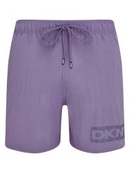 DKNY Szorty kąpielowe w kolorze fioletowym rozmiar: L. Różowe szorty sportowe męskie DKNY, l, z materiału, outdoorowe. Za 100.99 zł.