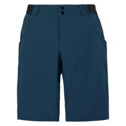 Szorty VAUDE Loamer. Niebieskie szorty męskie Vaude, z materiału, bez kołnierzyka. Za 483.50 zł.
