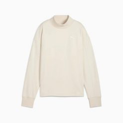 Bluza sportowa damska Puma HER RELAXED CREW FL 68815287. Brązowe bluzy bez kaptura damskie Puma, m, z bawełny. Za 164.88 zł.