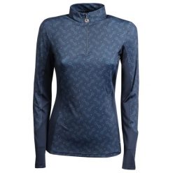 Damska koszulka do jazdy konnej Harry's Horse Just Ride Retro. Niebieskie t-shirty damskie HARRYS HORSE, s, bez wzorów, bez kołnierzyka. Za 245.00 zł.