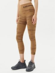 EA7 Emporio Armani Legginsy 7W000518 AF13714 U6054 Brązowy Slim Fit. Brązowe legginsy sportowe damskie EA7 Emporio Armani, s, bez wzorów, z syntetyku. Za 269.99 zł.