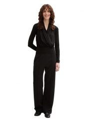 Tom Tailor Bluzka w kolorze czarnym rozmiar: XL. Czarne bluzki damskie Tom Tailor, xl, bez wzorów, bez kołnierzyka, bez ramiączek. Za 74.28 zł.