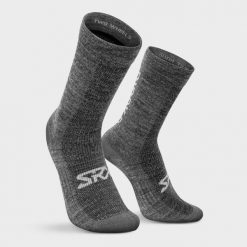 Skarpetki rowerowe z wełną merino kolarsjie unisex SRX Maloja. Szare skarpetki damskie SIROKO, bez wzorów, z wełny. W wyprzedaży za 72.95 zł.