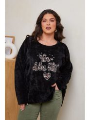 Curvy Lady Sweter w kolorze czarnym rozmiar: 48/50. Czarne swetry klasyczne damskie Curvy Lady, ze splotem, bez kołnierzyka. Za 127.35 zł.