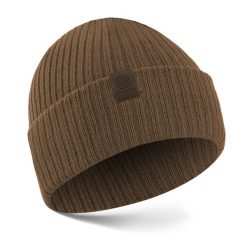 Czapka męska BETLEWSKI BCM-BK-03 BRAZOWY. Brązowe czapki męskie Betlewski, bez wzorów, z polaru. Za 39.99 zł.