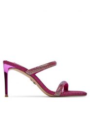 Steve Madden Klapki Emporium-R Sandal SM11002984-04001-PIR Różowy. Czerwone klapki damskie Steve Madden, bez wzorów, z materiału, bez obcasa. Za 329.99 zł.