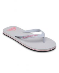Klapki dla Mężczyzn MOLOKAI CORE Szary. Szare klapki i japonki męskie Quiksilver, z gumy. Za 84.99 zł.