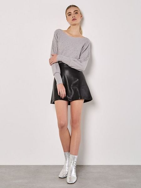 Apricot Sweter w kolorze szarym rozmiar: M. Szare swetry klasyczne damskie Apricot, m, bez kołnierzyka. Za 95.92 zł.