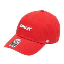 Czapka bejsbolówka Oakley Remix Dad. Czerwone czapki męskie Oakley, bez wzorów, retro. Za 204.50 zł.