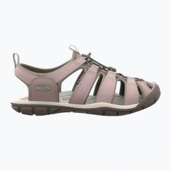 Sandały damskie KEEN Clearwater CNX. Czerwone obuwie trekkingowe damskie Keen, bez wzorów, bez obcasa. Za 369.99 zł.