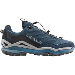 Buty wędrówkowe Lowa Maddox Pro GTX LO SL Marine. Niebieskie buty trekkingowe męskie Lowa, z gore-texu, bez zapięcia, trekkingowe, gore-tex. Za 896.05 zł.