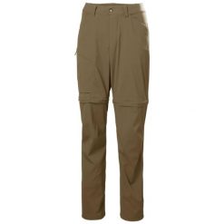 Spodnie damskie zapinane na zamek Helly Hansen ELV Light. Brązowe spodnie dresowe damskie Helly Hansen, na lato, bez wzorów. Za 504.50 zł.