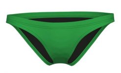 Dół od bikini damski kąpielowy Arena Solid. Zielone bikini damskie Arena, bez wzorów. Za 36.98 zł.