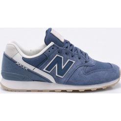 New Balance - Buty WR996BN. Niebieskie buty sportowe na co dzień damskie New Balance, bez wzorów, z materiału. W wyprzedaży za 219.90 zł.