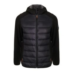 Kurtka męska LUMBERJACK CHALLENGE. Czarne kurtki męskie Lumberjack, l, bez wzorów, z elastanu, eleganckie, bez kaptura. Za 299.99 zł.