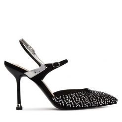 Szpilki Liu Jo. Czarne szpilki Liu Jo, bez wzorów, bez obcasa. Za 769.99 zł.