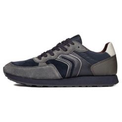 Geox tenisówki męskie Vincit 41 ciemnoszary. Szare trampki i tenisówki męskie Geox, bez wzorów, z materiału, bez zapięcia. W wyprzedaży za 299.00 zł.