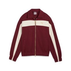 Damska bluza dresowa Puma T7. Czerwone bluzy sportowe damskie Puma, m, bez wzorów, z dresówki, bez ramiączek, bez kaptura. Za 381.15 zł.