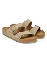 Birkenstock Klapki "Arizona" w kolorze beżowym rozmiar: 43. Brązowe klapki i japonki męskie Birkenstock. Za 313.27 zł.