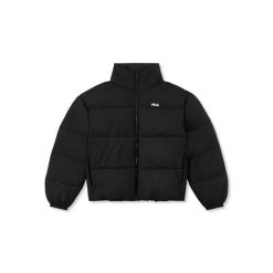 Kurtka damska Fila Cimone. Czarne kurtki damskie Fila, bez wzorów, z puchu, bez kaptura. Za 469.80 zł.