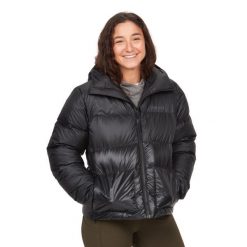 Kurtka puchowa damska Marmot Guides Down Hoody. Czarne kurtki damskie Marmot, m, bez wzorów, z puchu, bez kaptura. Za 839.99 zł.