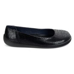 Olivier Barefoot Damskie półbuty skórzane minimalistyczne wsuwane 1771POL Czarne Oczka. Czarne półbuty damskie bez wzorów, eleganckie, bez obcasa. Za 453.66 zł.