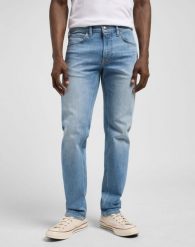 MESKIE SPODNIE LEE DAREN ZIP FLY BEAMING 112370647. Spodnie materiałowe męskie Lee, bez wzorów. Za 219.99 zł.