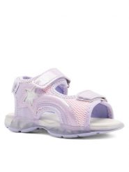 Nelli Blu Sandały CM220725-1 Fioletowy. Fioletowe sandały dziewczęce Nelli Blu, z syntetyku, bez zapięcia. Za 109.99 zł.