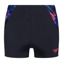 Bokserki kąpielowe męskie Speedo Eco END+ Splice Aquashort. Czarne kąpielówki męskie Speedo, m, bez wzorów, z materiału, do pływania. Za 119.99 zł.