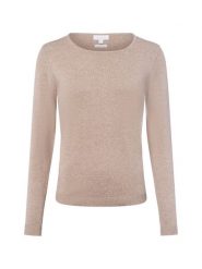 Brookshire Sweter z dzianiny DAmen Kobiety drobna dzianina beżowy|brązowy marmurkowy, S. Brązowe swetry klasyczne damskie brookshire, na jesień, s, z bawełny, bez kołnierzyka. Za 139.95 zł.