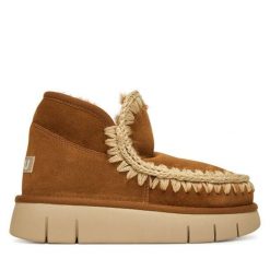 Śniegowce Mou. Brązowe śniegowce damskie Mou. Za 659.99 zł.